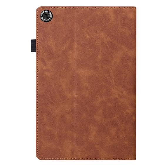Pouzdro pro Samsung Galaxy Tab A9, Classic, s prostorem pro stylus, hnědé