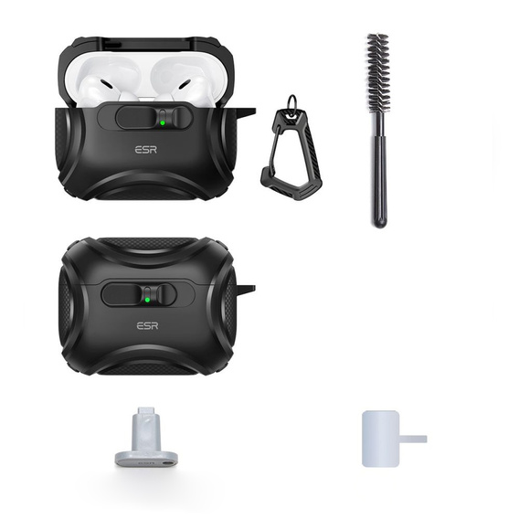 Pouzdro na sluchátka s MagSafe ESR Cyber FlickLock pro Apple AirPods Pro 3