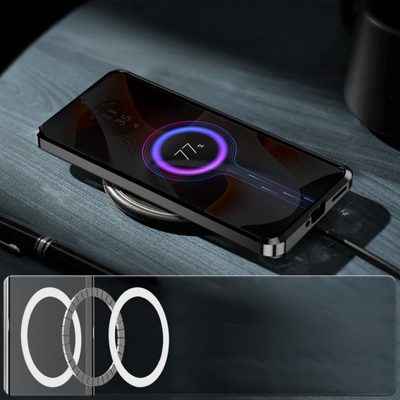 Ochranné pouzdro na fotoaparát pro Motorola Edge 50 Pro 5G, CamShield MagSafe, černé