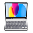 Pouzdro + klávesnice iPad 10.9 2022 10 Gen, Pen Slot, fialové