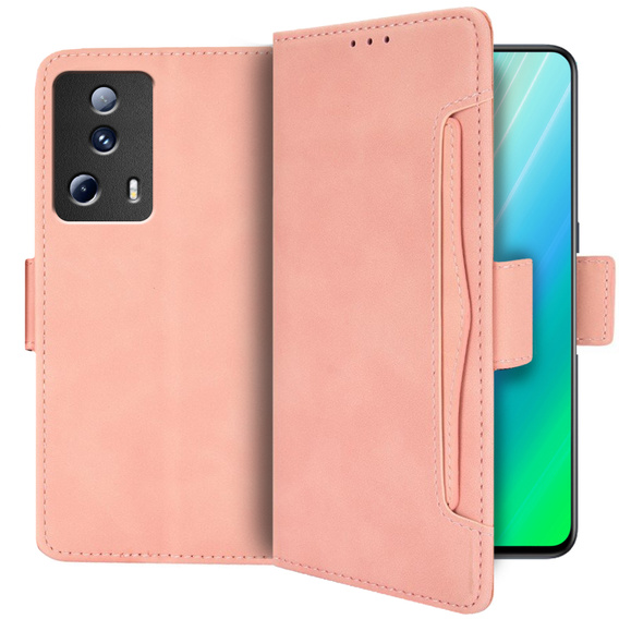 Klopové pouzdro pro Xiaomi 13 Lite, Card Slot, růžové
