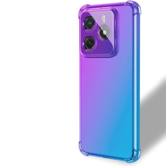 Pouzdro pro Xiaomi Redmi Note 14 5G, Gradient Dropproof, Fialová / modrá