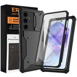 Pouzdro pro Samsung Galaxy A55, ERBORD Rugged Case, černé (dva rámečky)