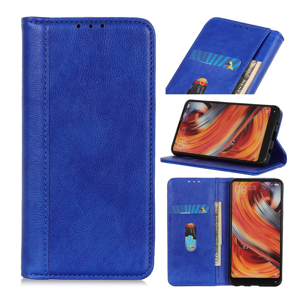 Pouzdro s klopou Split Leather pro Xiaomi Redmi Note 15 Pro 5G