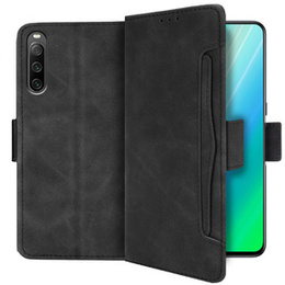 Klopové pouzdro pro Sony Xperia 10 IV, Card Slot, černé