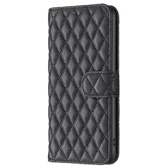 Klopové pouzdro pro Samsung Galaxy A15, Wallet, BINFEN COLOR, černé