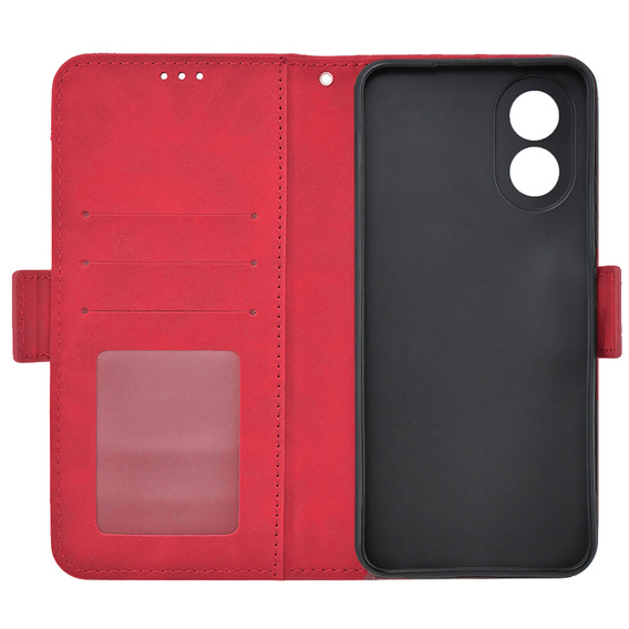Klopové pouzdro pro Oppo A38 4G / Oppo A18 4G, Card Slot, červené