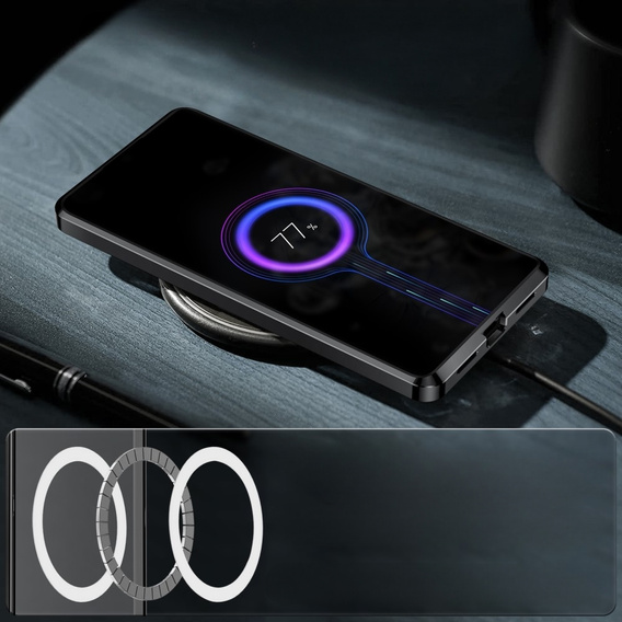 Ochranné pouzdro na fotoaparát pro Samsung Galaxy S23, CamShield MagSafe, transparentní / černé