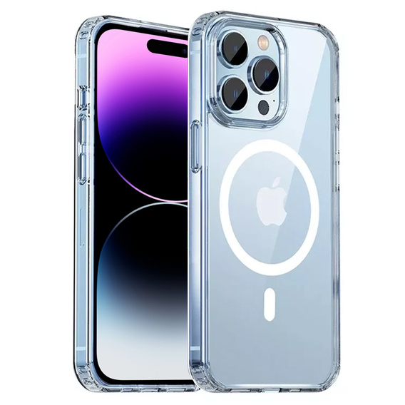 Pouzdro pro iPhone 14 Pro Max, Dropproof MagSafe, průhledné