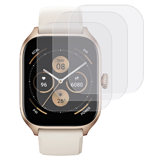 3x ERBORD Hydrogelová fólie pro Amazfit GTS 4