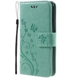 Klopové pouzdro pro iPhone 7/8/SE 2020/SE 2022, Butterfly, zelené