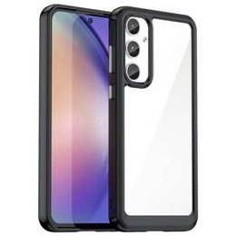 Pouzdro pro Samsung Galaxy A55 5G, Fusion Hybrid, transparentní / černé