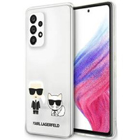 Pouzdro Karl Lagerfeld pro Samsung Galaxy A53 5G, Karl&Choupette, průhledné