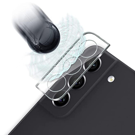 Tvrzené sklo na fotoaparát pro Samsung Galaxy S21 FE, modré