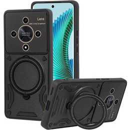 Obrněné pouzdro pro Honor Magic 6 Lite 5G, Magnetic Ring, černé