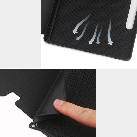 Pouzdro pro Lenovo Tab M11, Business Card and Pen Slot, černé
