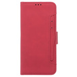 Klopové pouzdro pro Oppo A38 4G / Oppo A18 4G, Card Slot, červené