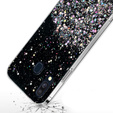 Pouzdro pro Samsung Galaxy A40, Glittery, černé