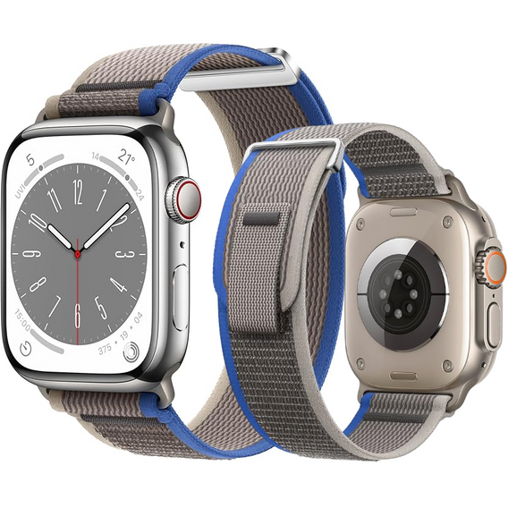 Nylonový řemínek pro Apple Watch 1/2/3/4/5/6/7/8/9/10/SE/Ultra/Ultra 2 42/44/45/49MM