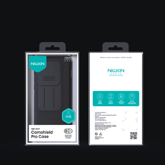 Pouzdro pro OnePlus 13, obrněné Nillkin, CamShield Pro, černé