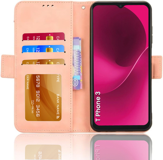 Klopové pouzdro pro T Phone 3 5G, Card Slot, růžové