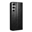 Flipové pouzdro pro Samsung Galaxy S25 FE, QIALINO Leather Wallet, černé