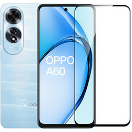 3D tvrzené sklo pro Oppo A60, černý rámeček