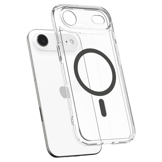Spigen Ultra Hybrid MagSafe pouzdro pro iPhone Air, čiré/grafitové
