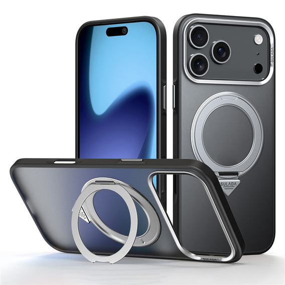SULADA Magnetic Matte - pouzdro MagSafe se stojánkem pro iPhone 17 Pro