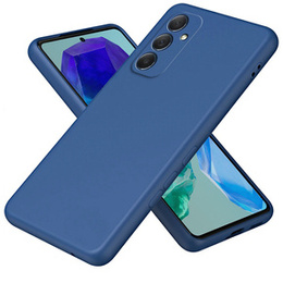 Pouzdro pro Samsung Galaxy M55 5G, Silicone Lite, tmavě modrá