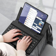 Pouzdro + klávesnice Samsung Galaxy Z Fold4 5G, Carbon Fiber, černé