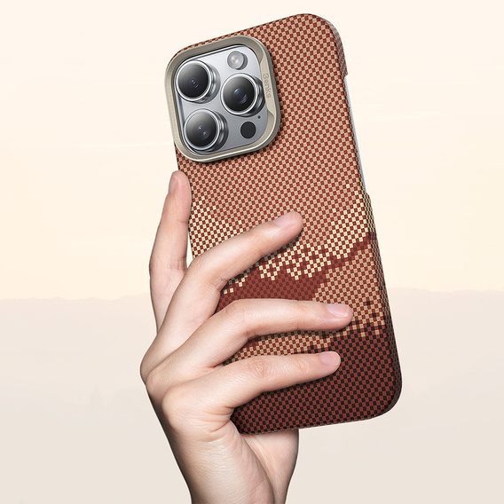 Pouzdro Benks Magnetic Golden Tide Kevlar 600D pro iPhone 16 Pro