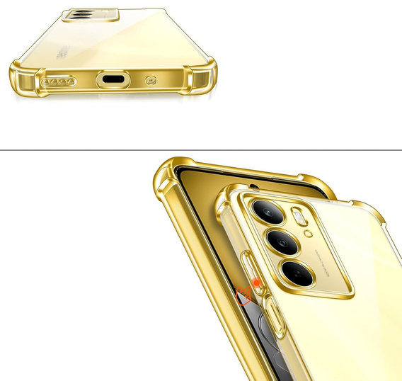 Pouzdro pro Realme 14X / Realme C75, Dropproof, průhledné