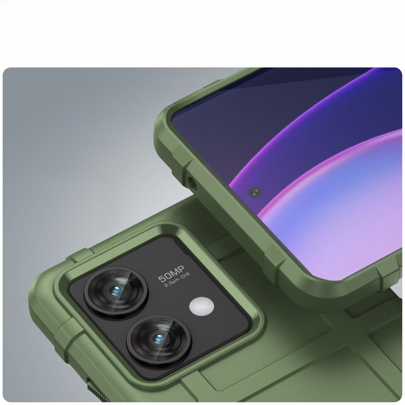 Pouzdro pro Motorola Edge 40 Neo, Rugged Shield, zelené
