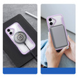 Pouzdro Dux Ducis pro iPhone 17, Skin X Pro, s klopou, pro MagSafe, fialové