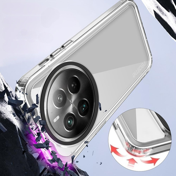Pouzdro pro Realme 12 Pro 5G / 12 Pro+ 5G, Fusion Hybrid, průhledné