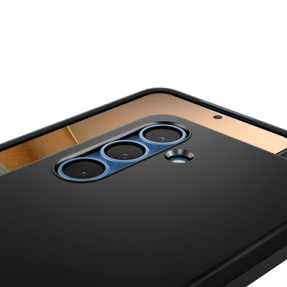 Pouzdro Spigen pro Samsung Galaxy S25, Thin Fit Mag, černé + 9H tvrzené sklo