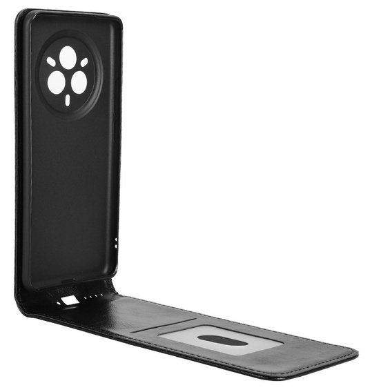 Klopové pouzdro pro Realme 14 Pro 5G, Flip, černé
