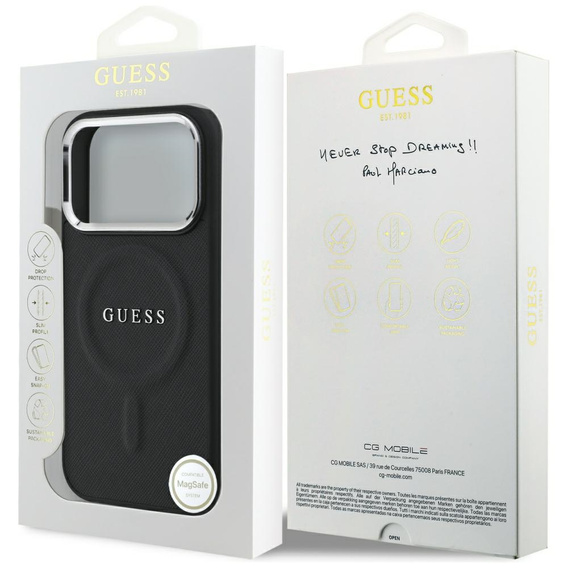 Ochranné pouzdro GUESS Classic Logo pro MagSafe pro iPhone 17 Pro
