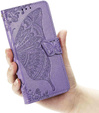 Klopové pouzdro pro Xiaomi Redmi 15 5G / 4G, Butterfly, fialové