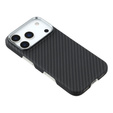 Pouzdro pro iPhone 17 Pro, Carbon Fiber, pro MagSafe, černé