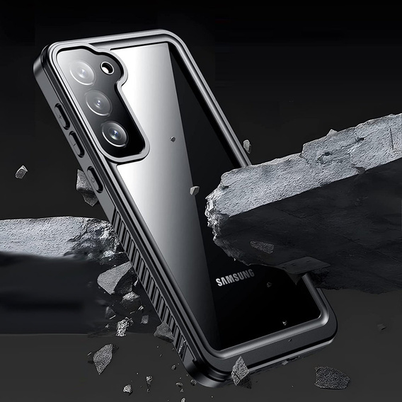 Vodotěsné pouzdro IP68 pro Samsung Galaxy S23, černé