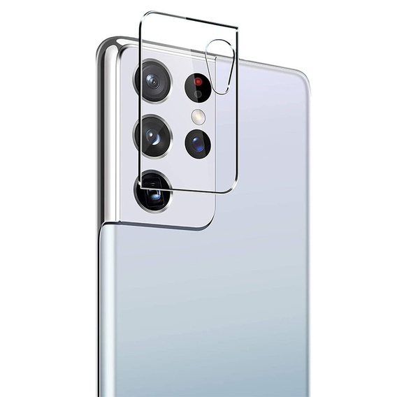 Tvrzené sklo na fotoaparát pro Samsung Galaxy S21 Ultra, průhledné