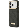 Pouzdro GUESS 4G Logo Plate MagSafe pro iPhone 17 Pro