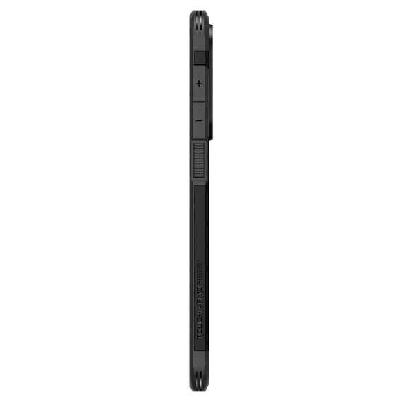 Pouzdro Spigen pro Samsung Galaxy S25 Edge, Tough Armor Mag MagSafe, černé + 9H tvrzené sklo