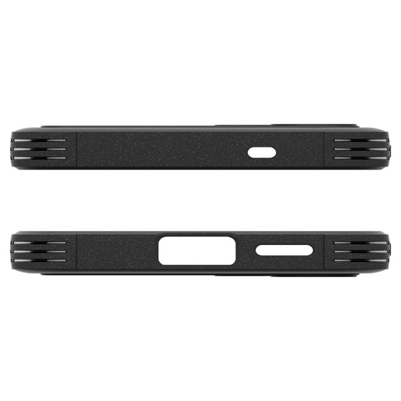 Pouzdro Spigen pro Samsung Galaxy S25, Core Armor MagSafe, černé + 9H tvrzené sklo