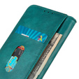 Pouzdro pro Motorola Edge 30 Neo, Wallet Litchi Leather, zelené