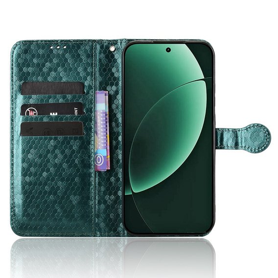 Pouzdro s klopou Wallet Rhombus pro Realme GT 8 Pro