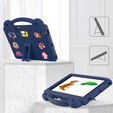 Dětské pouzdro pro Lenovo Tab M10 X505F X605F / Tab P10-X705F/L / Huawei T5 10.1, Cute Patterns, se stojánkem, námořnicky modré