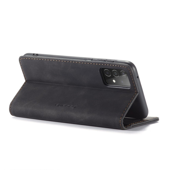 Pouzdro CASEME pro Samsung Galaxy A52 / A52s, Leather Wallet Case, černé